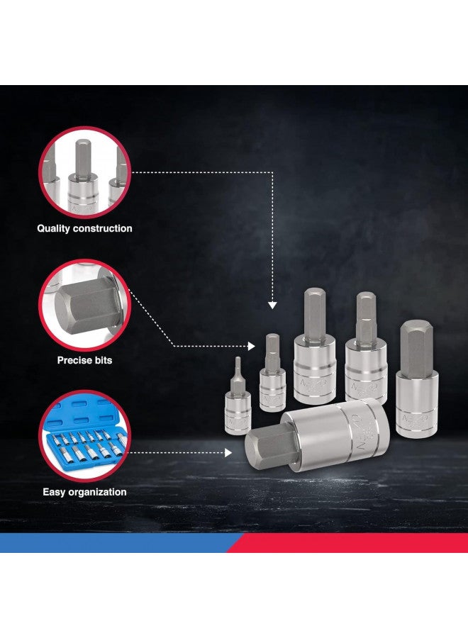 Neiko Neiko 10075A SAE Hex Bit Socket Set | 13-Piece Set | S2 Steel  - Image 4