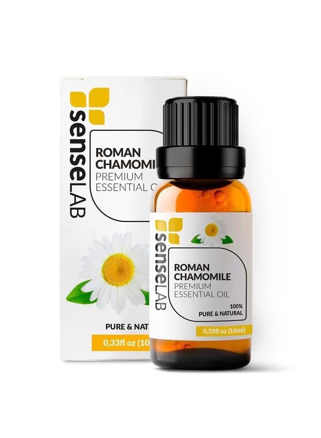 SENSELAB SenseLAB Roman Chamomile Essential Oil - 100% Pure Extract Chamomile Oil - Therapeutic Grade Oil Essential Oil - Essential oils for skin - Body Oil (10 ml) - Image 1