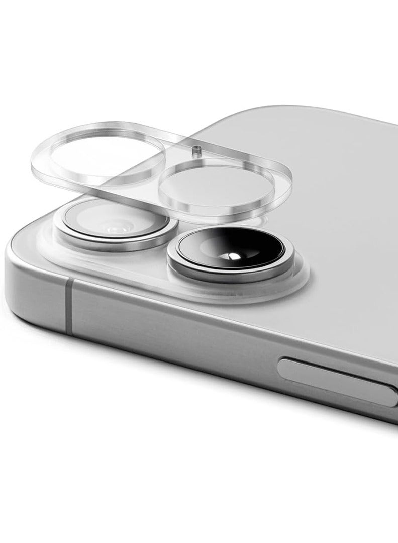 Theodor Camera Lens Protector for iPhone 16 6.1-Inch and iPhone 16 Plus 6.7-Inch, 9H Tempered Glass, Anti-Scratch, Case Friendly, Does Not Affect Night Shots, HD Clear - Image 1
