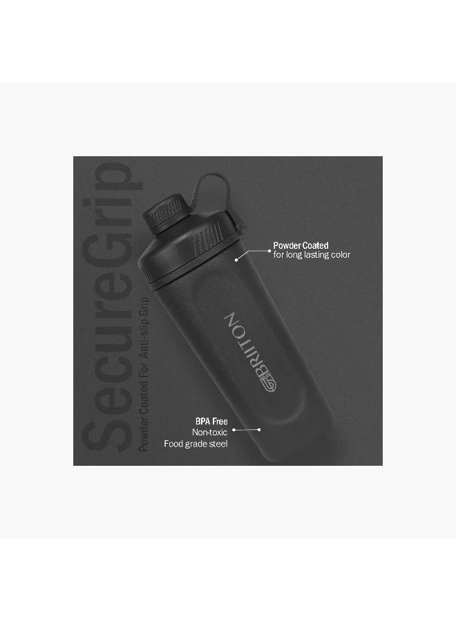 Briiton Water bottle -650Ml Double wall (stainless steel) Insulated Bottle-keeps Hot and Cold