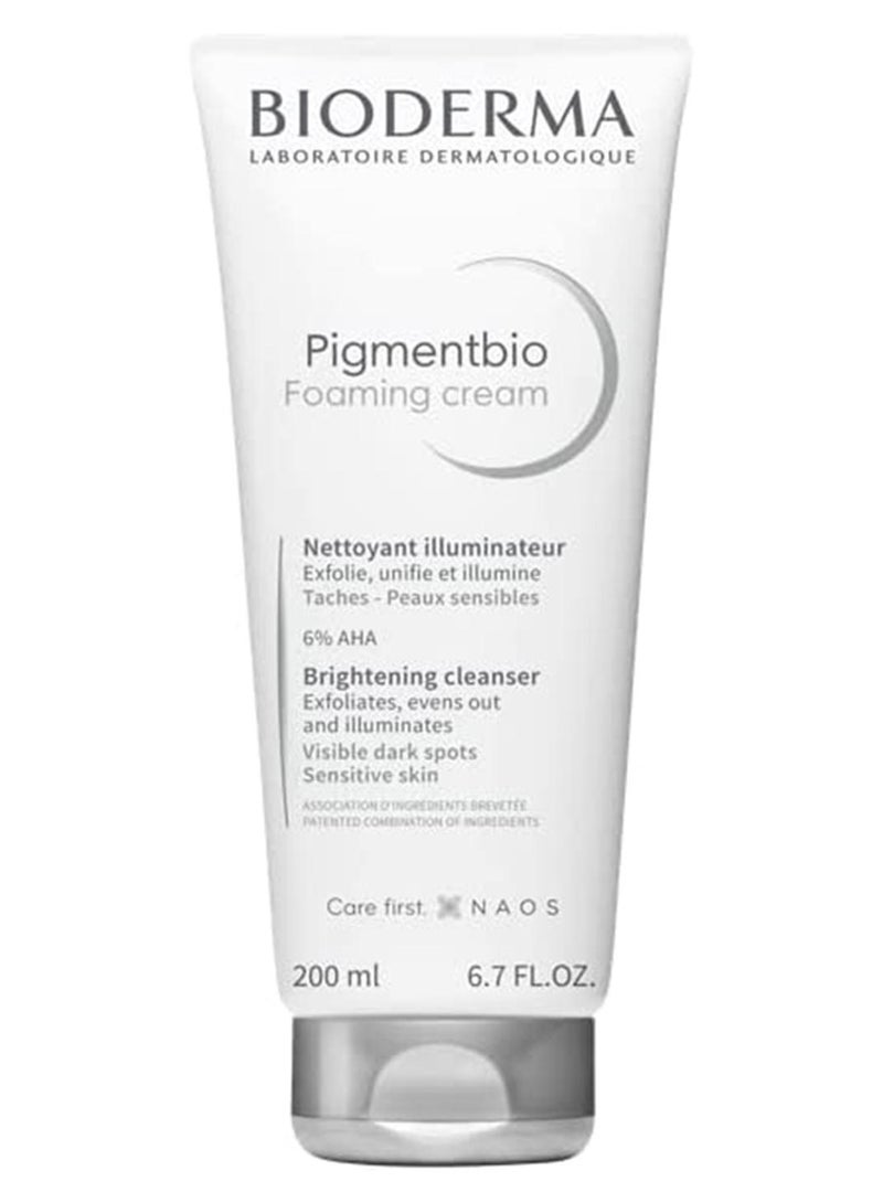 Bioderma Pigmentbio Foaming Cream Brightening Cleanser 200ml - Image 1