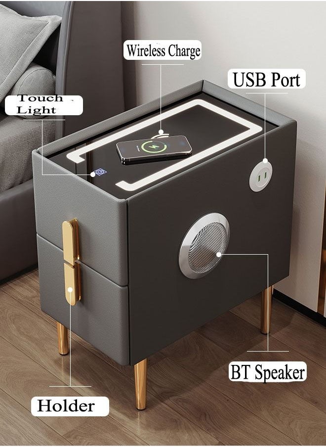 NKX - Smart bedside table rechargeable and multifunctional wireless Charging and BT speaker for bedroom - Image 1