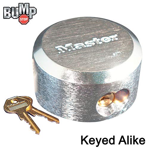 Master Lock Pro Series Hidden Shackle Padlocks, Keyed Alike 6271NKA-1 w/BumpStop Technology - Image 2