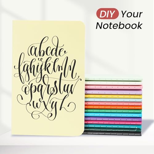 Oucaru 32PCS Mini Notebooks Bulk, 3.5" x 5.5", 16 Color, 60 Pages Blank Paper Small Pocket Notebook Set, Mini Journal Memo Notepads for Students, Traveler, School Office Supplies - Image 4