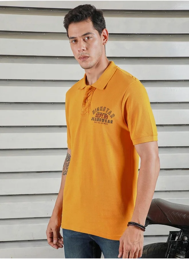 هاي ستار Men yellow T-shirts