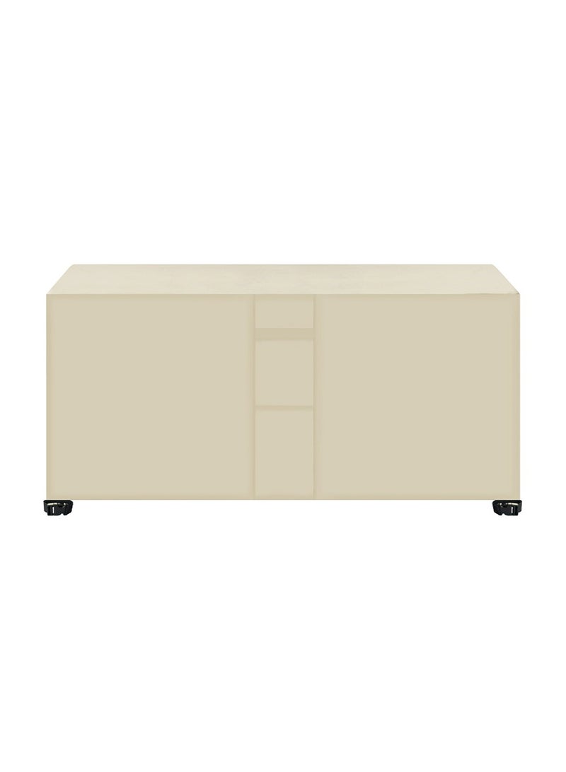 Kuajingdi Patio Waterproof Furniture Covers, Outdoor Dust Windproof Rain Sofa Table Chair Oxford Protection With Carrying Handle Breathable Window Insert Buckle  - Image 1