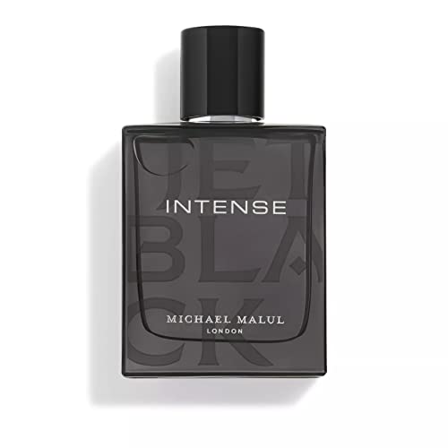 Michael Malul Jet Black Intense Eau de Parfum for Men - 100ml | 3.4oz - Image 1