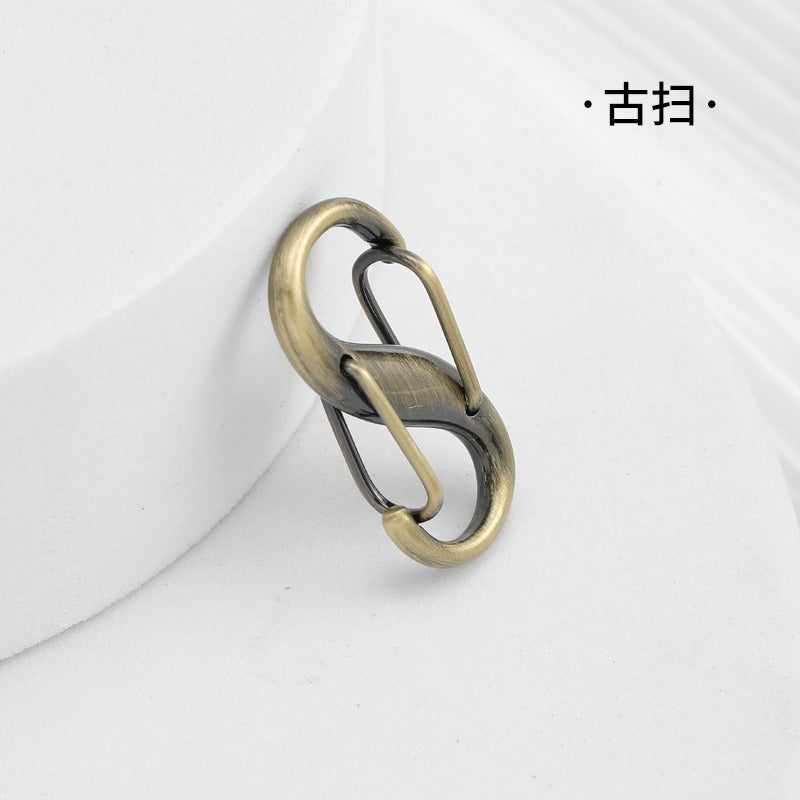 Mahjong Bag Chain Extender Camellia Shoulder Strap Ancient sweep 2.8cm [applicable Gap chain]] 