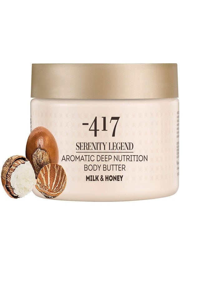 -417 Dead Sea Cosmetics Milk & Honey Deep Nutrition Body Butter For Dry Skin - Nourishes & Protects from UV Radiation - Softening Body Moisturizer - With Shea Butter & Aloe Vera - All Natural 8.4 oz - Image 3