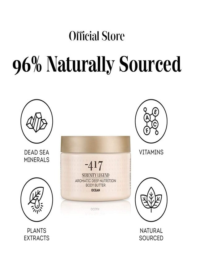 -417 Dead Sea Cosmetics Milk & Honey Deep Nutrition Body Butter For Dry Skin - Nourishes & Protects from UV Radiation - Softening Body Moisturizer - With Shea Butter & Aloe Vera - All Natural 8.4 oz - Image 5