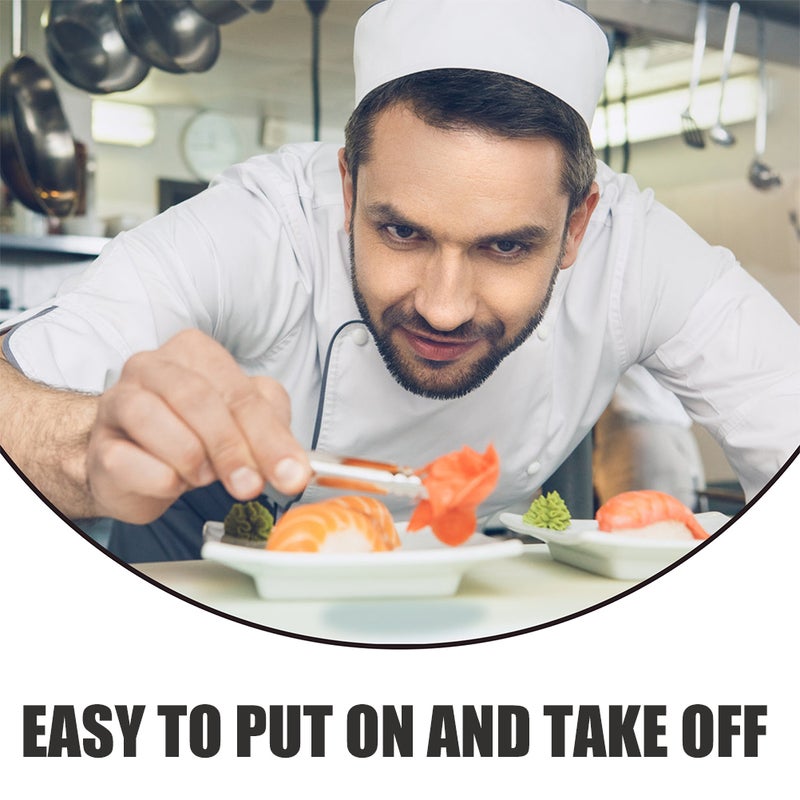 🍳 قبعة طباخ قابلة للتهوية وأنيقة للمطابخ الاحترافية متعددة الاستخدامات - Image 3