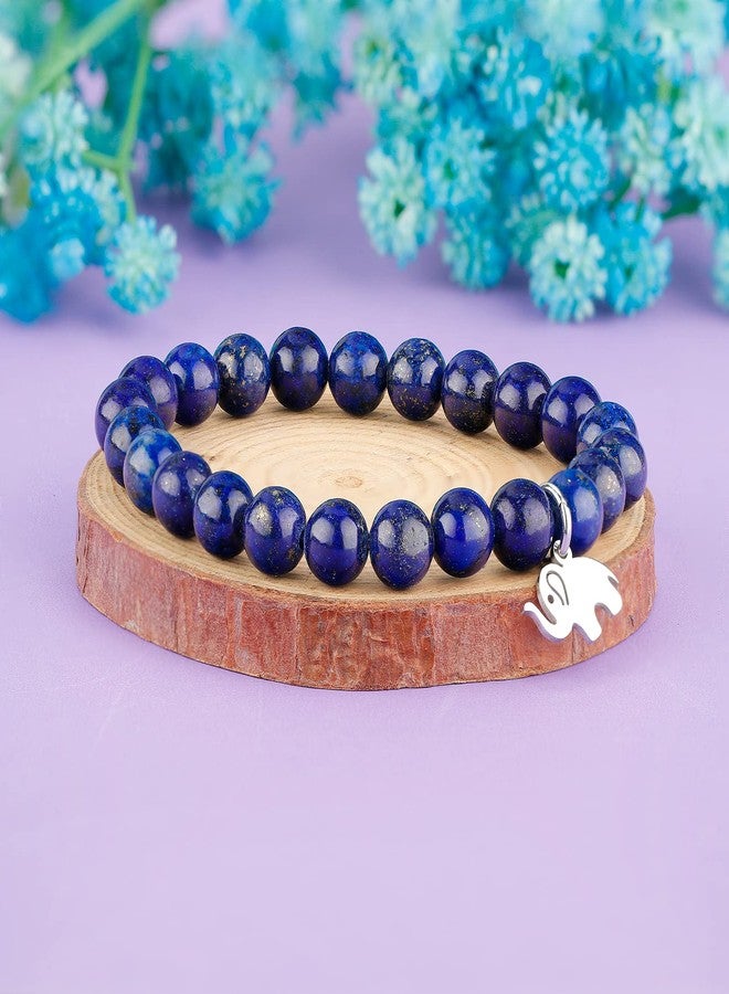 بارتنر هدايا وداع لزميلات العمل من مجموعة "الفيل الشريك" - هدايا وداع للنساء - هدايا رحيل - هدايا تقاعد لزميلات العمل - هدايا للمدير - هدايا وظيفة جديدة - سوار الفيل المحظوظ لأصدقاء العمل مع علبة هدايا وبطاقة رسالة (حجر اللازورد) - Image 2