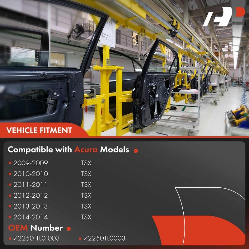 A-Premium Power Window Regulator with Motor for Acura TSX Sedan/Wagon 2009-2014 - Front Driver Side - Image 3