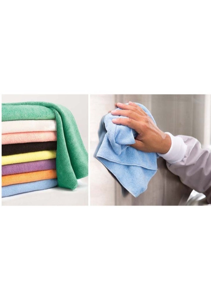 Ultra Soft High-Pile Microfiber Towels Great for Car Interior, Exterior, and Glass Cleaning 24 Towels