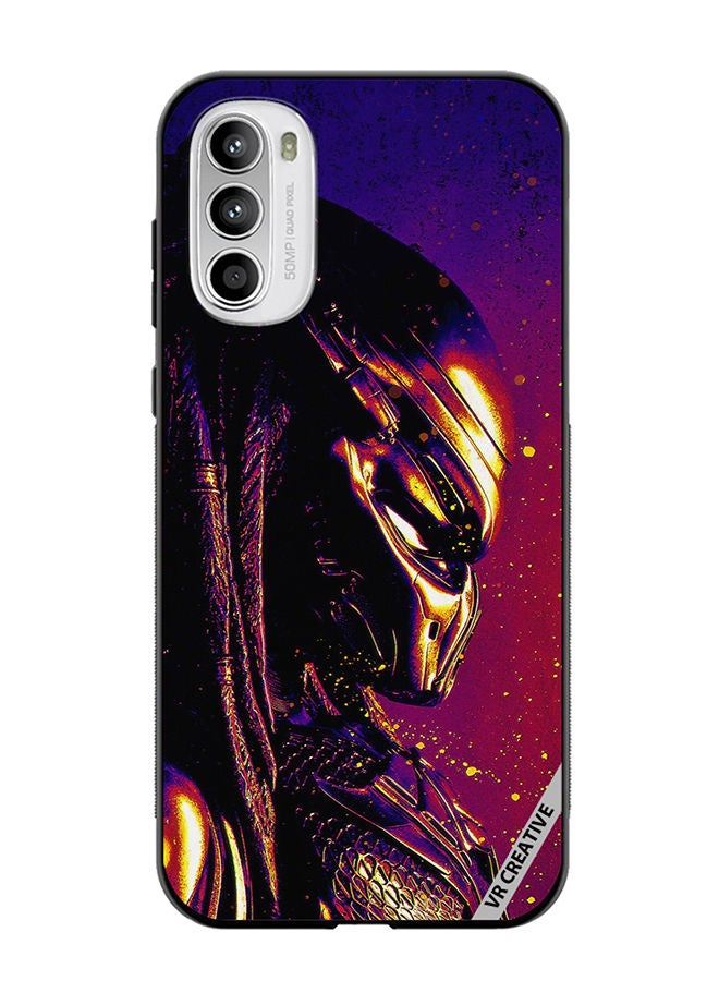 VR CREATIVE Protective Case Cover For Motorola Moto G82 Predator Design Multicolour - Image 1