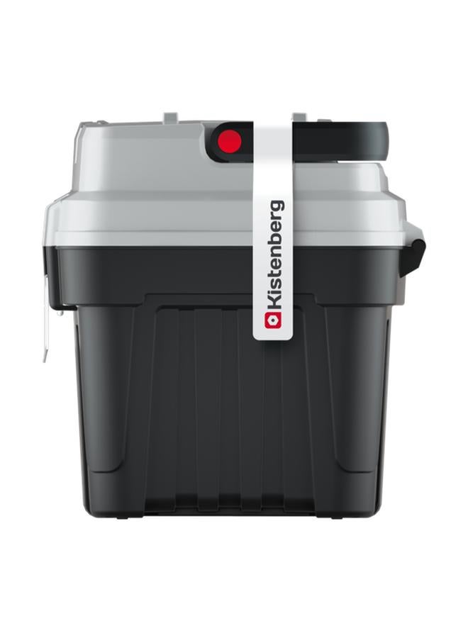 Kistenberg Optima 60 Durable Tool Box with Removable Separators Black and Grey - Image 1