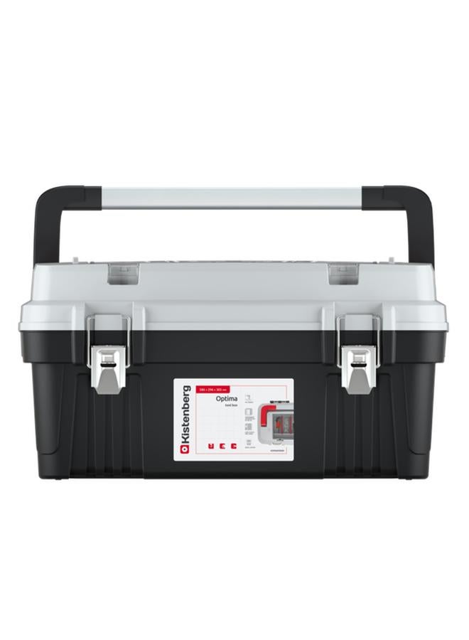 Kistenberg Optima 60 Durable Tool Box with Removable Separators Black and Grey - Image 4