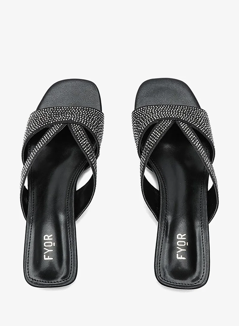 Fyor  Embellished Strap Flat Sandal BB 43 for Women | Best Price UAE