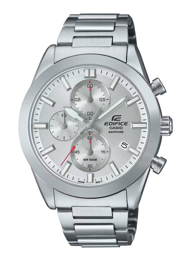 CASIO Edifice Chronograph White Dial Stainless Steel Watch EFB-710D-7AVUDF - Image 1