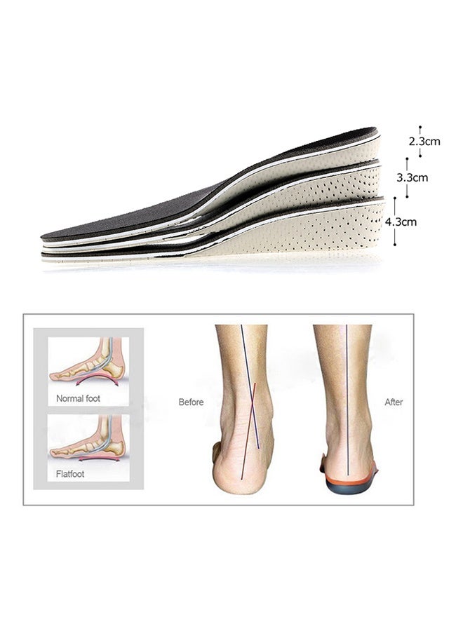Invisible Height Increasing Insole for Men and Women, High-heeled Insole Orthopedic Cushion Insert Insole - Image 4