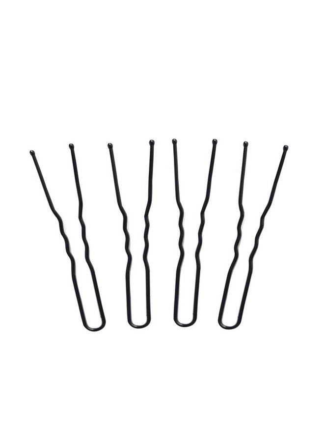 Kabello 100 Pcs Hair Juda Pins | U Shaped Pins | Bun Pins & Bridal Pin Hair Styling Tools for Women and Girls - Black - Image 3