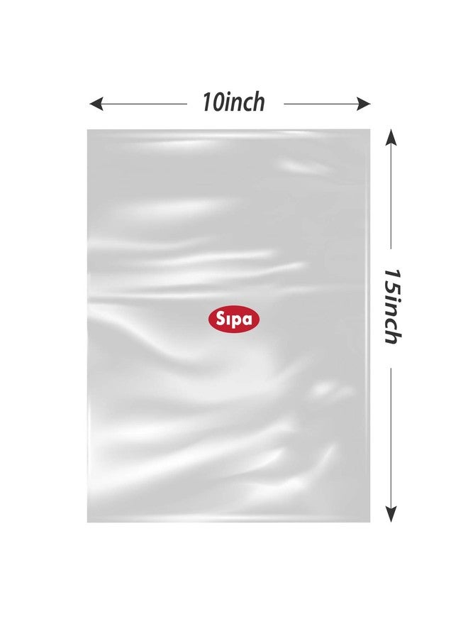 SIPA أكياس فرن متعددة الاستخدامات SIPA - 10" × 15" خالية من BPA، قابلة للتخلص، طبقة واحدة من PET مع إغلاق بخيط - مثالية للطهي، تحتفظ بالرطوبة، آمنة للاستخدام في الميكروويف - حمراء - 100 عبوة - Image 4