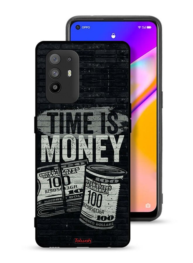 Tolwak Oppo A95 5G Protective Case Cover Time Is Money - Image 1