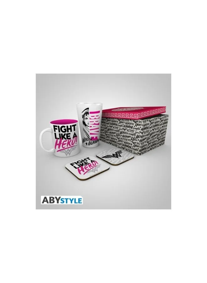 Abystyle  ABYstyle DC COMICS - Pack Glass XXL + Mug + 2 Coasters Heroes  | Best Price UAE