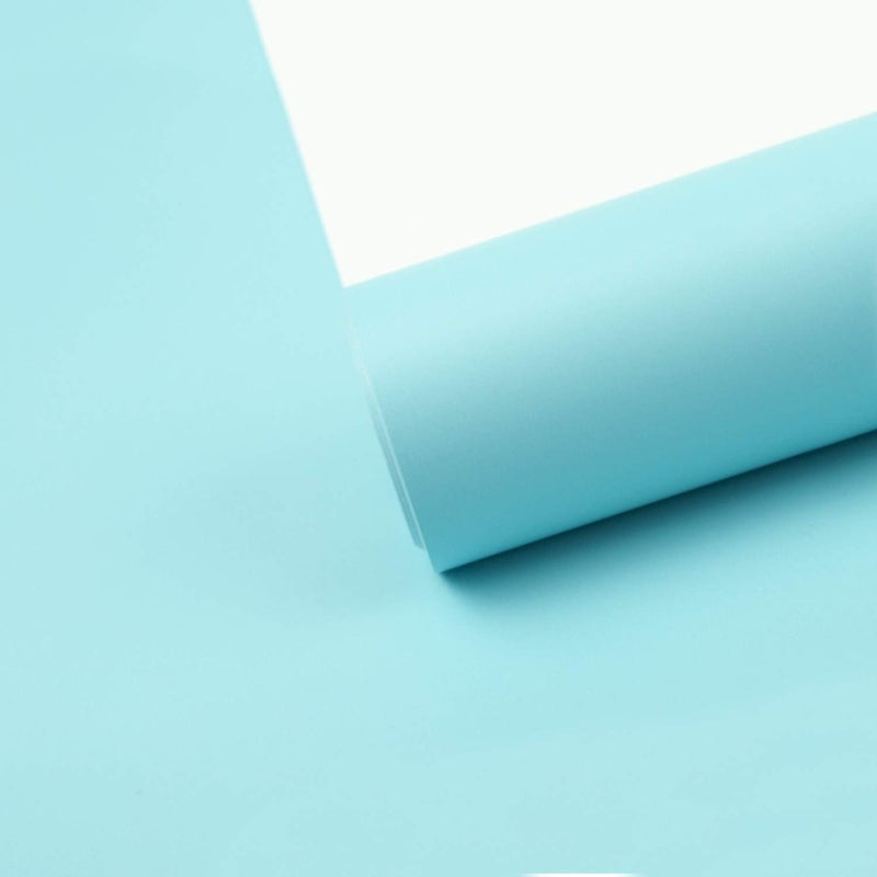 RUSPEPA Light Blue Wrapping Paper Solid Color for Wedding, Birthday, Shower, Congrats, and Holiday - 30 inches x 32.8 feet - Image 2