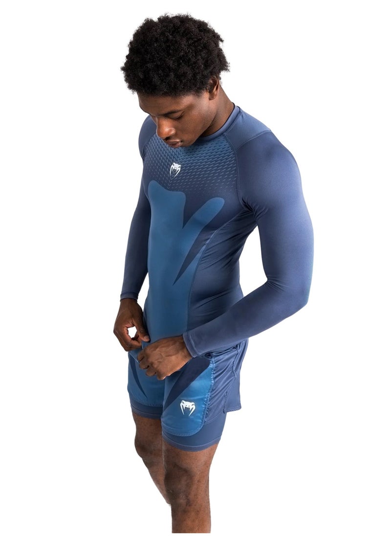 VENUM - VENUM ATTACK RASHGUARDS LONG SLEEVES NAVY BLUE - Image 1