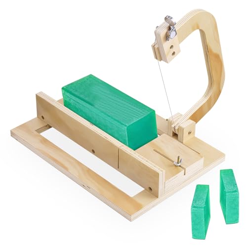 Kartols Wooden Soap CutterAdjustable Handmade Soap Making Supplies Perfect for Soap Making Loaf Slicer Essential Tool for Crafting Enthusiasts - Image 1