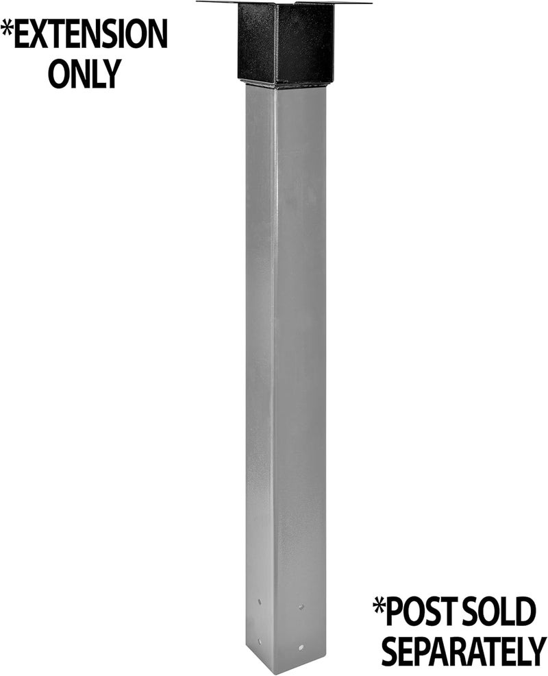 Mail Boss Post Height Extension, 6 Inches, Black - Image 1