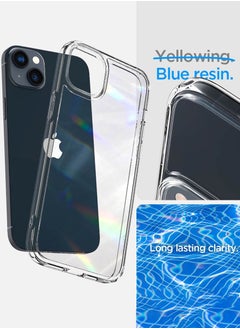 Spigen غطاء حماية لهاتف iPhone 14 Ultra Hybrid - شفاف كريستالي  - Image 3