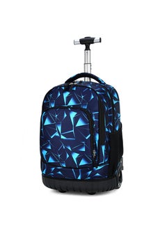 Generic Kids Rolling Backpacks Fashion Printed Trolley School Bags Large Capacity Wheeled Kids' Luggage Bag  - Image 1