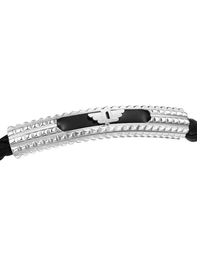 POLICE Urban Texture Bracelet For Men Silver Color
