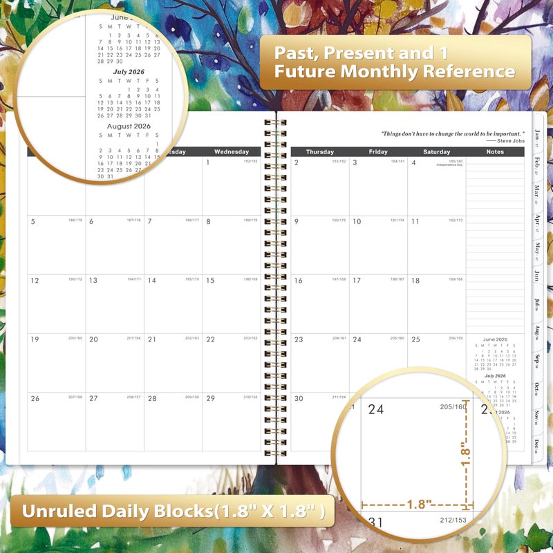 Coboll 2026-2028 Monthly Planner - 2026-2028 Planner from July 2026 - June 2028, 8.5'' x 11'', 2 Year Monthly Planners with Double-Side Pocket, 24 Tabs - Image 4