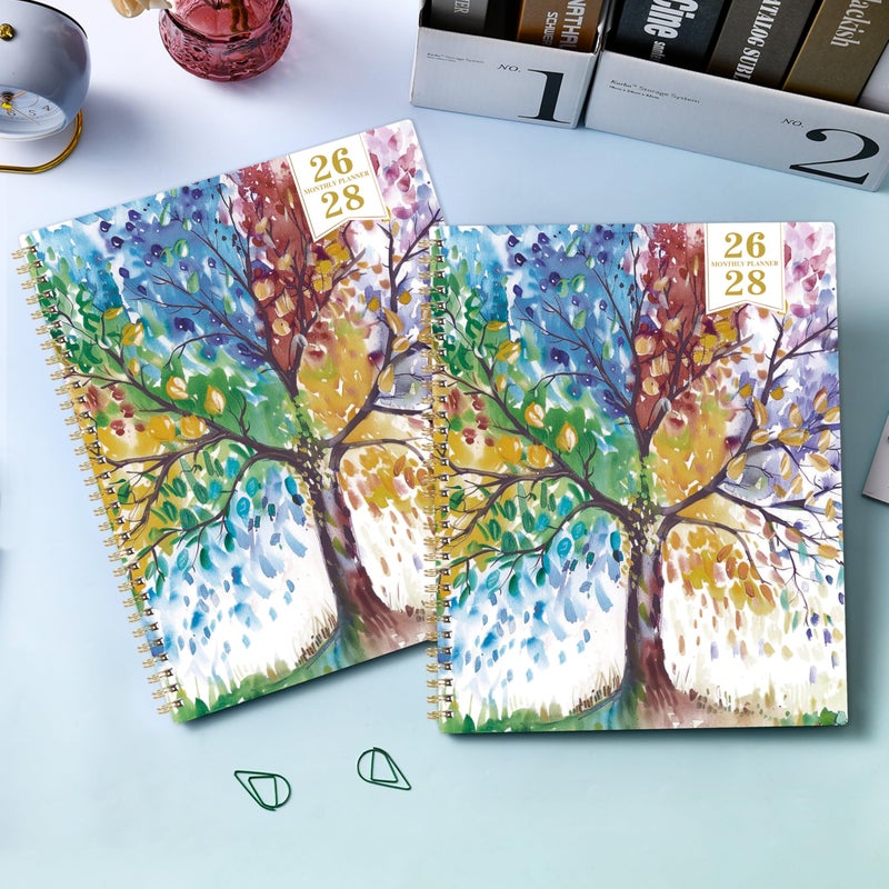 Coboll 2026-2028 Monthly Planner - 2026-2028 Planner from July 2026 - June 2028, 8.5'' x 11'', 2 Year Monthly Planners with Double-Side Pocket, 24 Tabs - Image 2