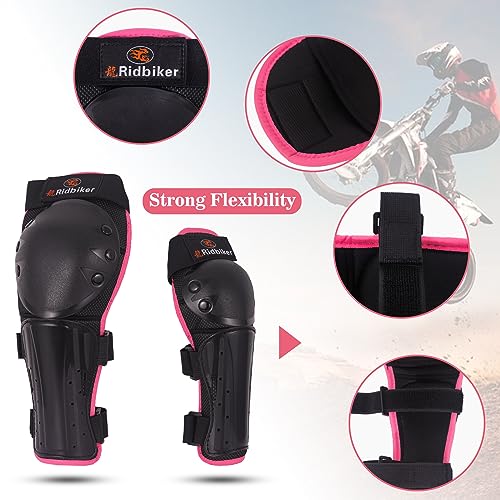 RIDBIKER Kids Dirt Bike Gear Motorcycle Armor, Kids Chest Protector Motocross Motorcycle Protective Gear Body Armor Vest Knee Guards and Elbow Full Body Protection Set for Cycling Skateboard MTB ATV - Image 3