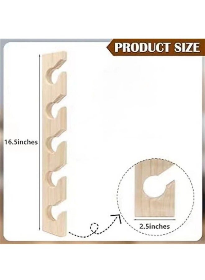 ViveLifDeco Wooden Duck Tongue Cap Storage, Wall Wooden Hat Rack, Hat Storage Hanger  - Image 2
