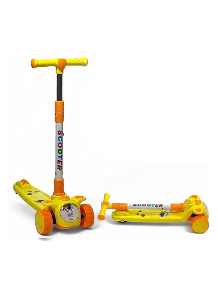 AL BADER Highway Kick Scooter, PVC Blaze Pro Scooter, Foldable Storm Ride Scooter, Adjustable Handle Kick Scooter, Lightweight Non-Slip Dec, Gift Outdoor Toys for Baby Toddler - Image 1