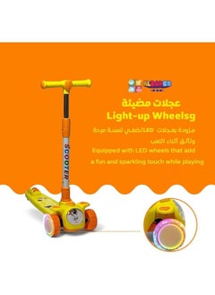 AL BADER Highway Kick Scooter, PVC Blaze Pro Scooter, Foldable Storm Ride Scooter, Adjustable Handle Kick Scooter, Lightweight Non-Slip Dec, Gift Outdoor Toys for Baby Toddler  - Image 3