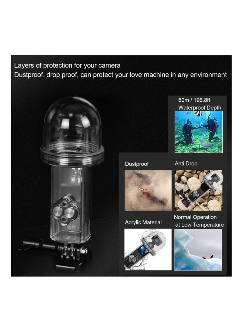 SYOSI Waterproof Housing Case for DJI Osmo Pocket, 60m/196.8ft Protective Underwater Dive Housing Shell, Action Camera Accessories for Surfing Diving Swimming - Image 4