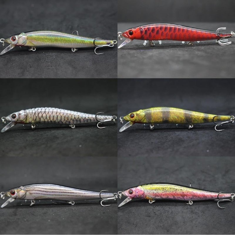 wLure Minnow Crankbait for Bass Fishing Bass Lure Jerkbait Fishing Lures and Tackle Box - Image 3