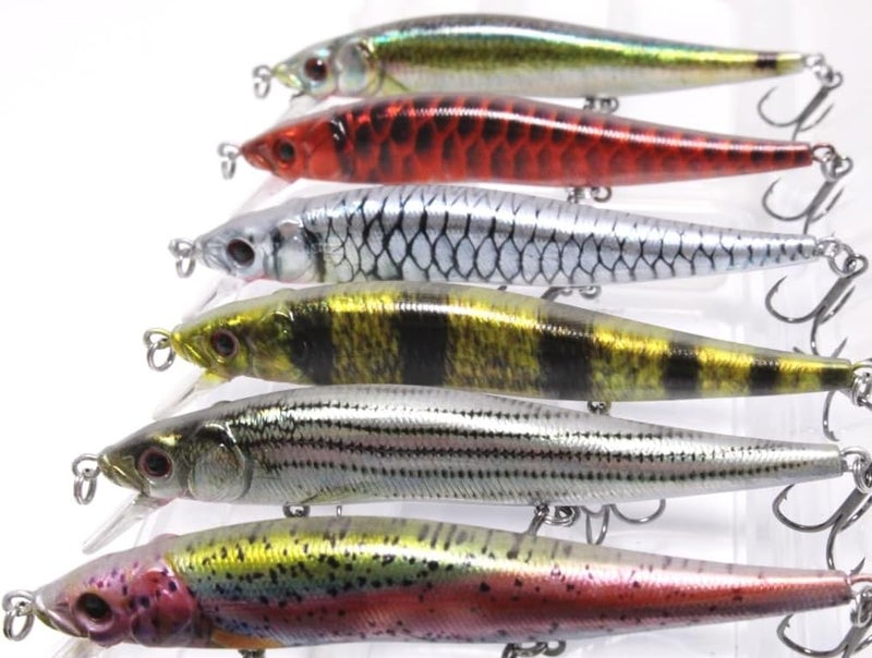 wLure Minnow Crankbait for Bass Fishing Bass Lure Jerkbait Fishing Lures and Tackle Box - Image 2