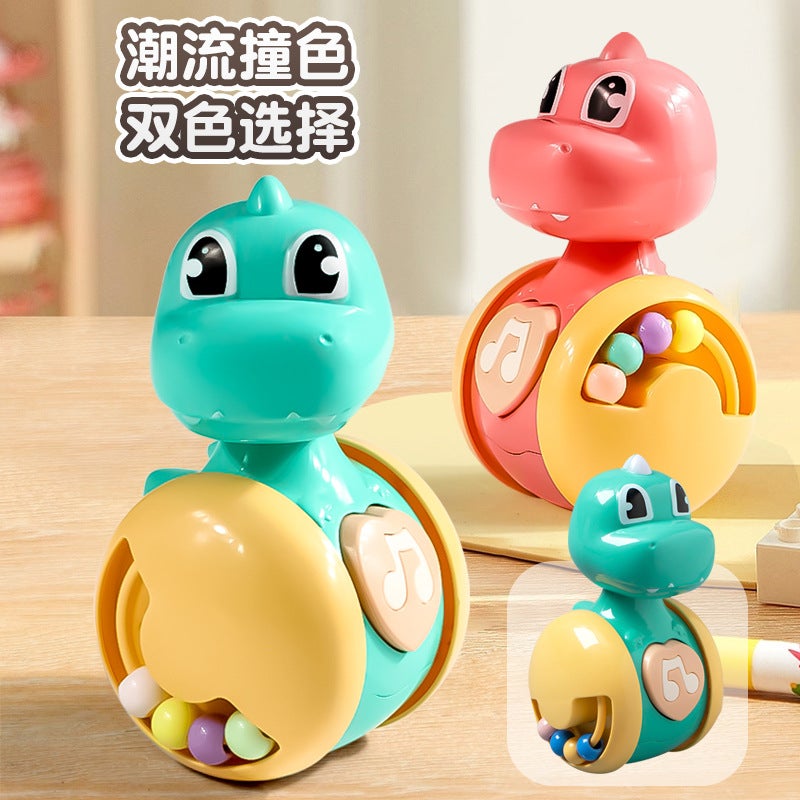 Cartoon Deer & Dinosaur Rattle Toy for Early Development - Image 4