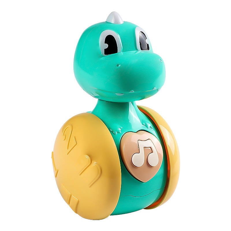 Cartoon Deer & Dinosaur Rattle Toy for Early Development - Image 1