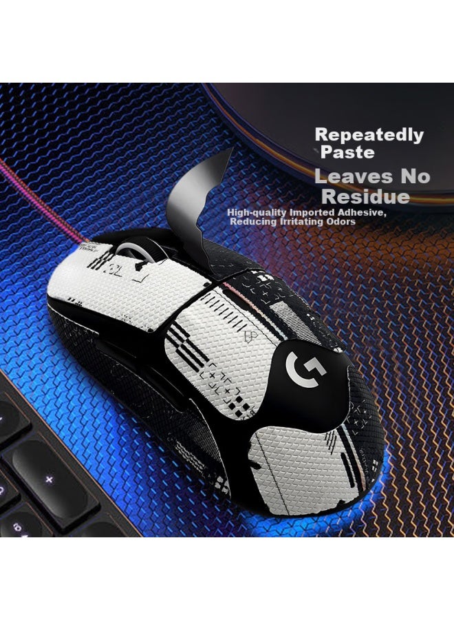 Jplayer Gpw1 Mouse Anti-Slip Sweat-Proof Side Grip Tape For Logitech Gpw1 Wireless Gaming Mouse Matte Anti-Slip Sweat-Proof Pink Purple Floral Full Wrap - Image 2