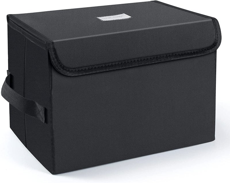 UENTIP Vinyl Record Storage Box  7inch LP Crate Holds 60 Records  Pack of 1  11x767x767 Inch  Black