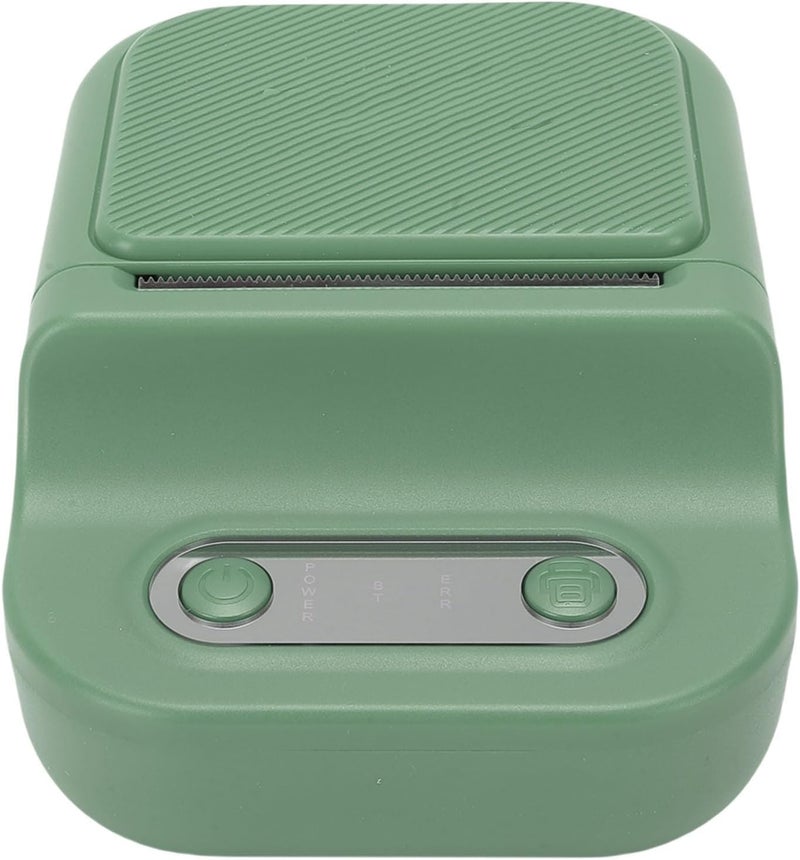 SUNGOOYUE Mini Label Printer, Portable Thermal Pocket Printer with APP for iOS, Small Lightweight Design Printing Size (Green) - Image 5
