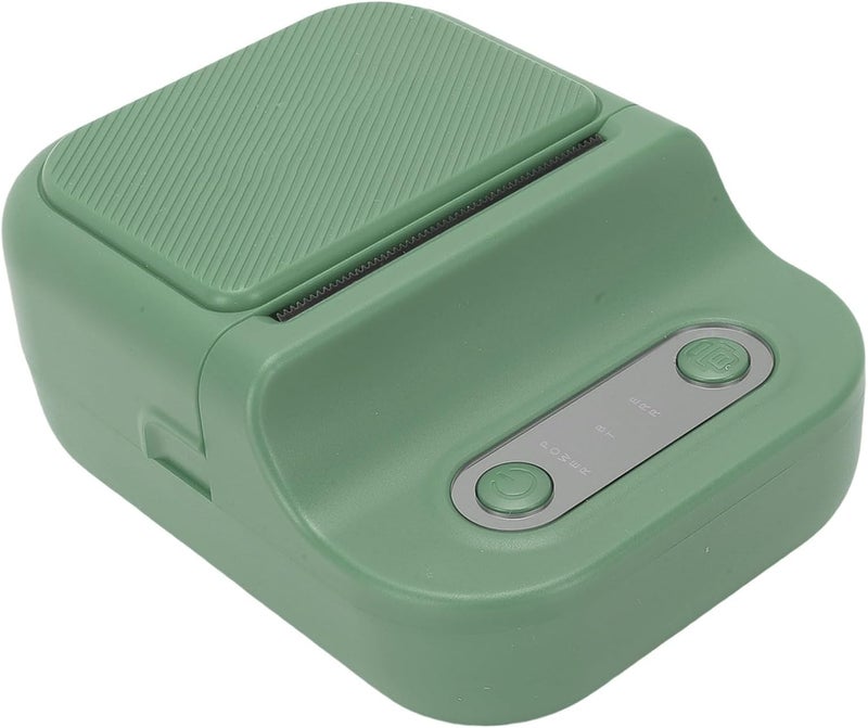 SUNGOOYUE Mini Label Printer, Portable Thermal Pocket Printer with APP for iOS, Small Lightweight Design Printing Size (Green) - Image 2